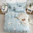 Wave point Bed Linen Bedding Set Home Textiles 3/4pc Family Set Include Bed Sheet&Duvet Cover&Pillowcases Full Queen King Size