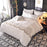 Flower Embroidered Comforter Bedding Set Queen King Duvet Cover Set Bed Set DA01#