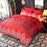 Flower Embroidered Comforter Bedding Set Queen King Duvet Cover Set Bed Set DA01#