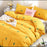 Alanna Solid Sweet style Little red Heart Flower Plant leaves and animals Printed 4/7pcs Bedding set with Different Color