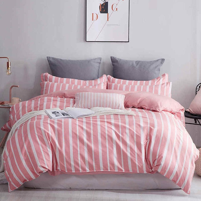 Liv-Esthete Fashion Summer Lemon Bedding Set Double Queen King Bed Linen Comfortable Duvet Cover Flat Sheet Pillowcase For Adult