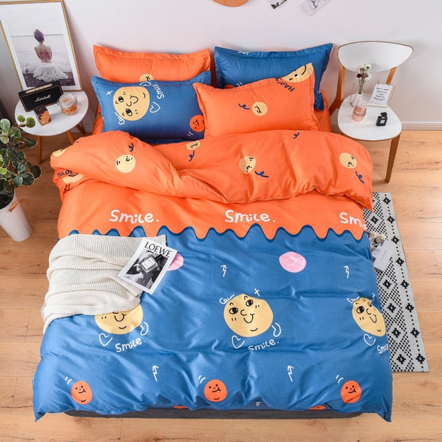 Bedding Sets  Duvet Cover3/4pcs Cartoon new fashion Bed sheets Single Twin Full Queen Size Dropshipping Basketball match