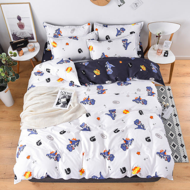 Bedding Sets  Duvet Cover3/4pcs Cartoon new fashion Bed sheets Single Twin Full Queen Size Dropshipping Basketball match