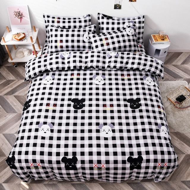 Bedding Sets  Duvet Cover3/4pcs Cartoon new fashion Bed sheets Single Twin Full Queen Size Dropshipping Basketball match