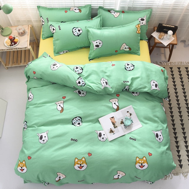 Bedding Sets  Duvet Cover3/4pcs Cartoon new fashion Bed sheets Single Twin Full Queen Size Dropshipping Basketball match