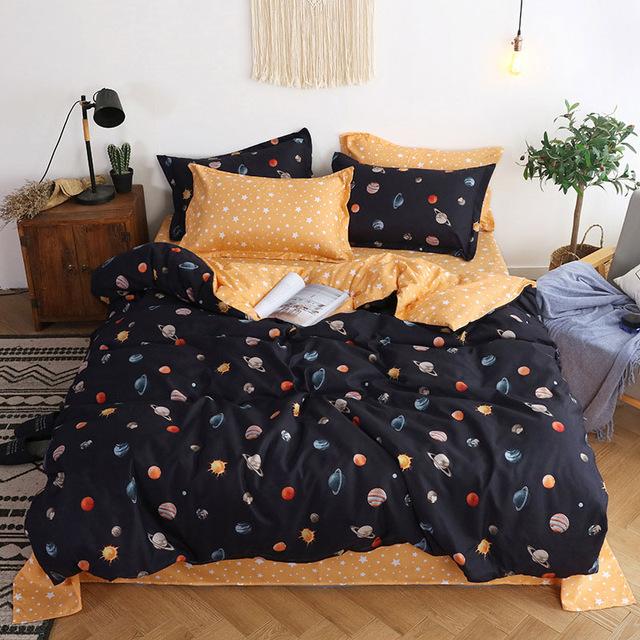 40 Tropical Plant 4pcs Kid Bed Cover Set Duvet Cover Adult Child Bed Sheets And Pillowcases Comforter Bedding Set 2TJ-61006