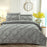 Nordic Solid Color Bedding Set Bedcloths Pillowcases Gray Bed Linens Set Adults Soft Bed Duvet Cover Set US Twin Queen King