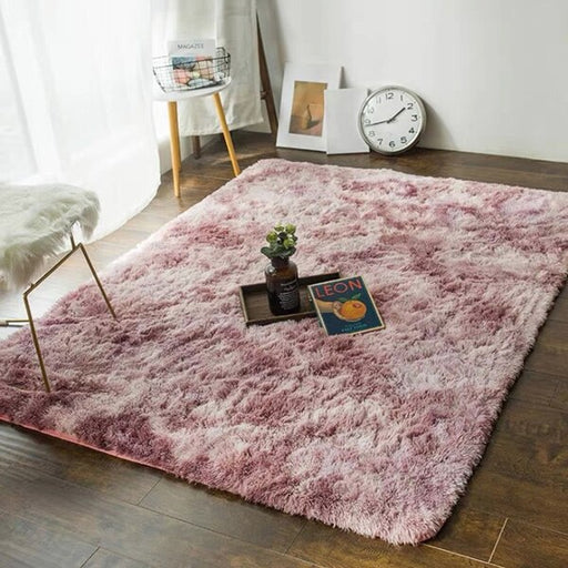 Gradient Plush Carpet Nordic Modern Style Rug
