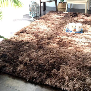Gradient Plush Carpet Nordic Modern Style Rug