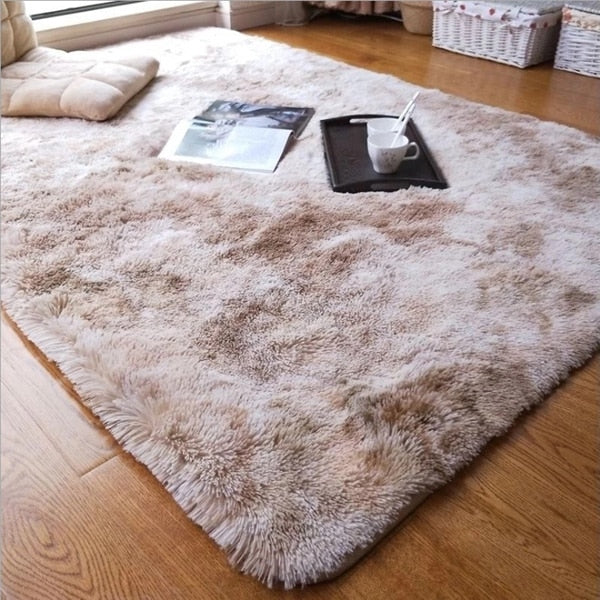 Gradient Plush Carpet Nordic Modern Style Rug