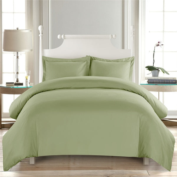 Denisroom White Bedding Set Double Bed Comforters Duvet Cover set Twins Queen Bed Set AD19#