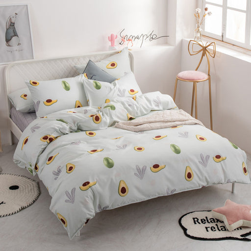 Alanna fashion bedding set Pure cotton A/B double-sided pattern Simplicity Bed sheet, quilt cover pillowcase 4-7pcs