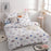 Alanna fashion bedding set Pure cotton A/B double-sided pattern Simplicity Bed sheet, quilt cover pillowcase 4-7pcs