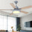 Nordic  Ceiling Ceiling Fans 5 Blad Solid Wood Fan Ceiling Fans