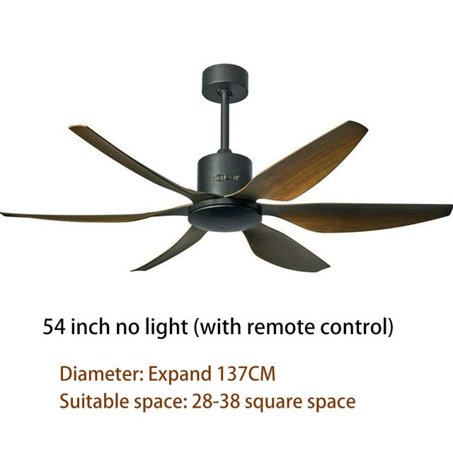 Nordic modern fan lamp