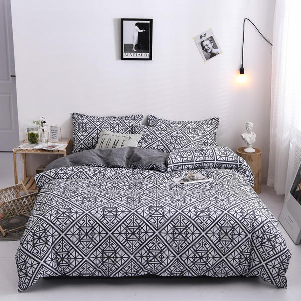 Bonenjoy Green Cactus Bedding Set Queen Size Plant Home Bedding Sheet Single Bed Linen ropa de cama King Bed Set Duvet Cover