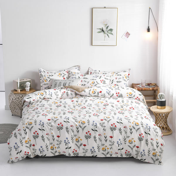 Bonenjoy Green Cactus Bedding Set Queen Size Plant Home Bedding Sheet Single Bed Linen ropa de cama King Bed Set Duvet Cover