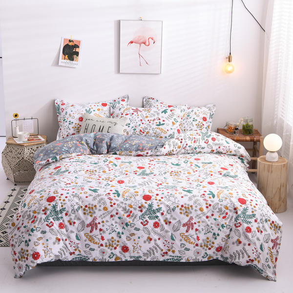 Bonenjoy Green Cactus Bedding Set Queen Size Plant Home Bedding Sheet Single Bed Linen ropa de cama King Bed Set Duvet Cover