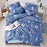 Alanna Printed Solid bedding sets  Home Bedding Set 4-7pcs High Quality Lovely Pattern with Star tree flower