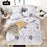 Alanna Printed Solid bedding sets  Home Bedding Set 4-7pcs High Quality Lovely Pattern with Star tree flower