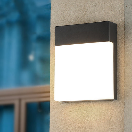 15W Waterproof Square Modern Outdoor LED Wall Light