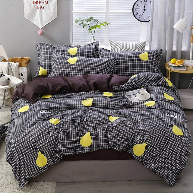 Tree 4pcs Girl Boy Kid Bed Cover Set Duvet Cover Adult Child Bed Sheets And Pillowcases Comforter Bedding Set 2TJ-61009