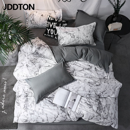 JDDTON Nuovo Arrivo Classico Double sided Rivestimenti Letto Concise di Stile Set di Biancheria Da Letto Copertura Della Trapunta Federa di Copertura Letto 3 pz/set BE031