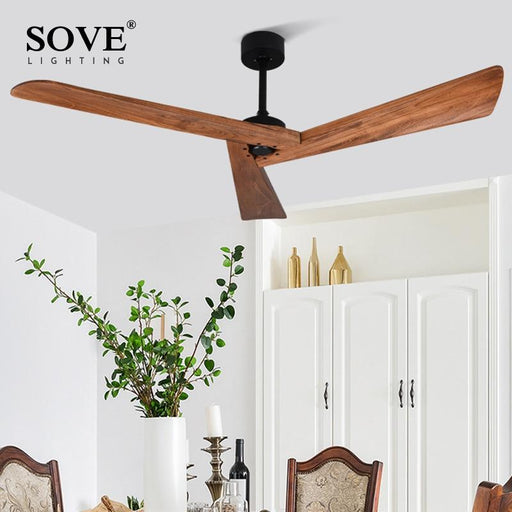 Solid Wood Ceiling Fan