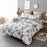 Home Textile flower print Duvet Cover Pillow Case Bed Sheet Boy Kid Teen Girl Bedding setLinens Set King Queen Twin