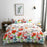 Home Textile flower print Duvet Cover Pillow Case Bed Sheet Boy Kid Teen Girl Bedding setLinens Set King Queen Twin