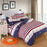 3/4pcs stripe print Bedding Set pillowcase duvet cover Bedding set flat sheet bedclothes Black Color Cartoon Duvet Cover Sheet