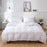 claroom Simple bed linens solid color comforter bedding set Quilt cover and Pillowcase duvet cover set AS74#