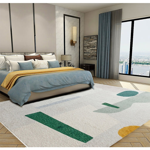 Abstract Geometry Pattern Rug For Living Room Bedroom