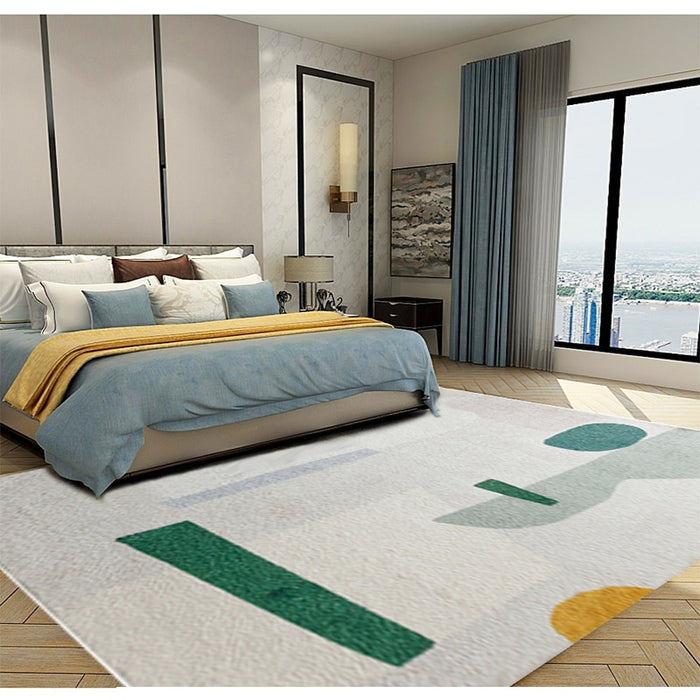 Abstract Geometry Pattern Rug For Living Room Bedroom