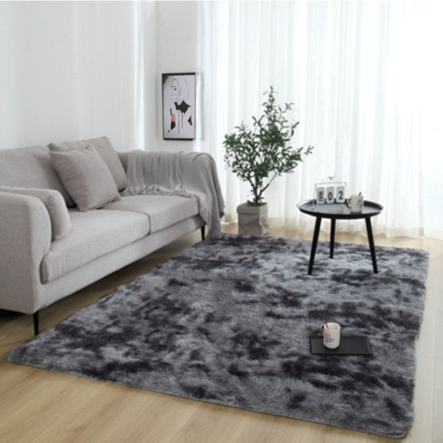 Shag Collection Area Rug Soft Faux Silky Smooth Sheepskin