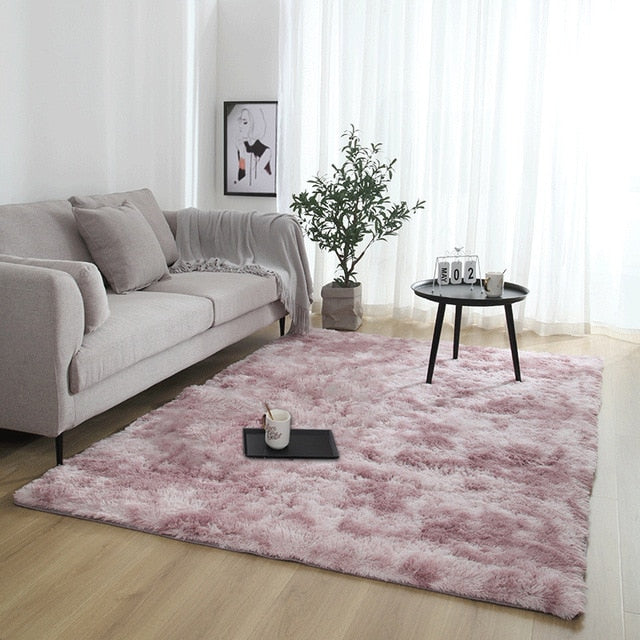 Shag Collection Area Rug Soft Faux Silky Smooth Sheepskin