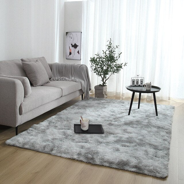 Shag Collection Area Rug Soft Faux Silky Smooth Sheepskin