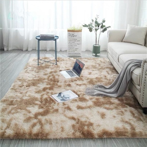 Soft Plush Carpets Anti-Slip Decorative Area Rug