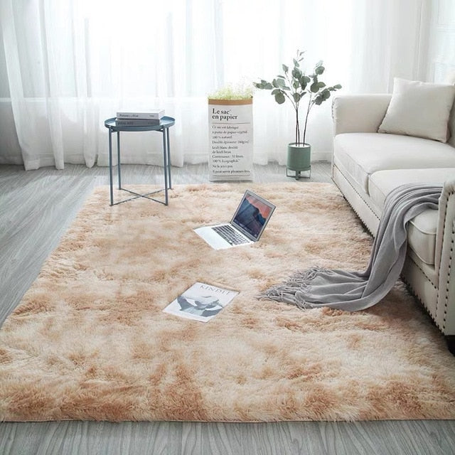 Soft Plush Carpets Anti-Slip Decorative Area Rug