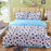 Classic bedding set 4 size grey blue flower bed linens 4pcs/set duvet cover set Pastoral bed sheet AB side duvet cover 5