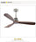 42/52 Inch Nordic Industrial Ceiling Fan Wood Without Light Creative Bedroom Dining Room Wooden Ceiling Fans Free Shipping