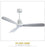 42/52 Inch Nordic Industrial Ceiling Fan Wood Without Light Creative Bedroom Dining Room Wooden Ceiling Fans Free Shipping